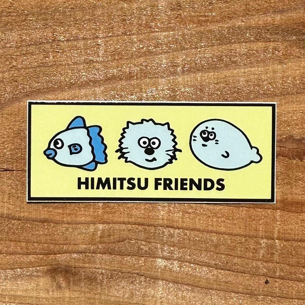 HIMITSU FRIENDSステッカー イエロー