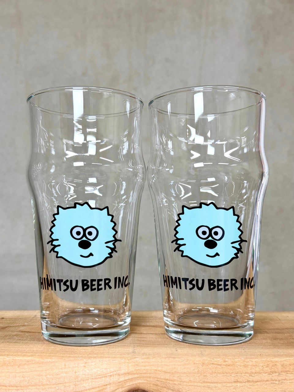 グラスとビールのセット